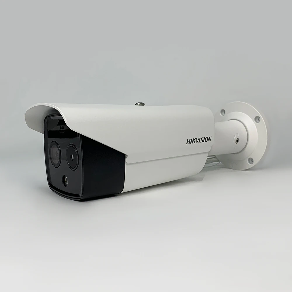DS-2TD2617B-3/PA Hikvision 열화상 카메라, 온도 스크리닝, 열화상 불릿 IP 카메라, POE P2P Hik-Connect