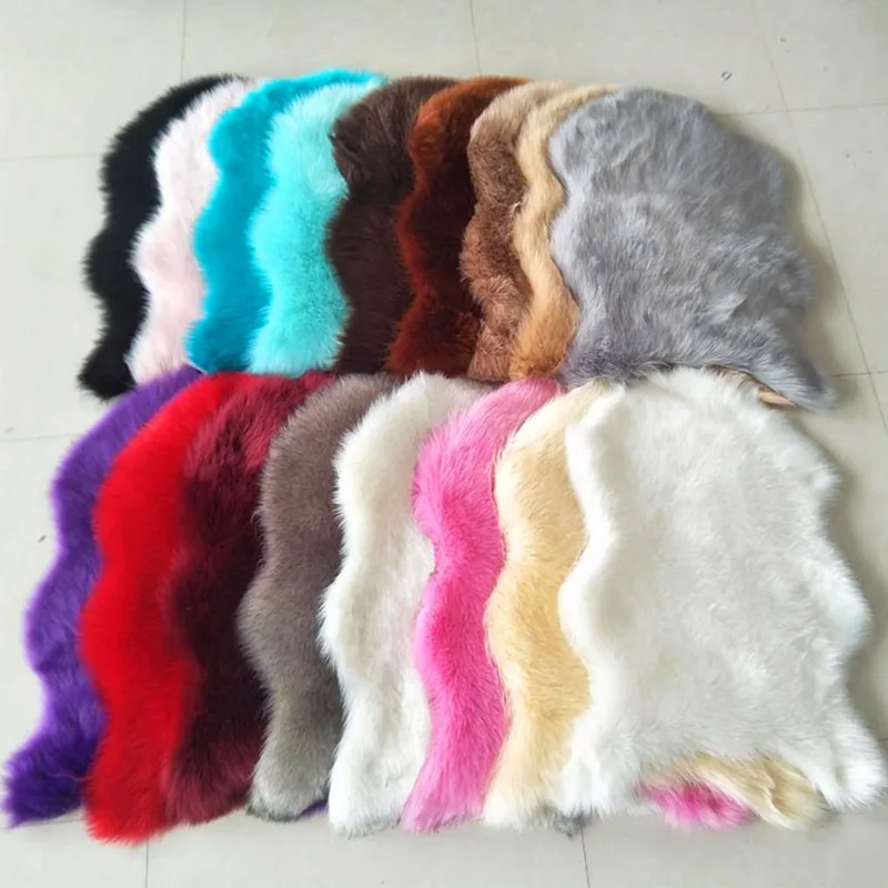 DIY Fur Imitate Fabric Polyester Medium Thickness Woven Technics 5-6cm Long Cosplay Fursuit Fur Material for Neck and Arm
