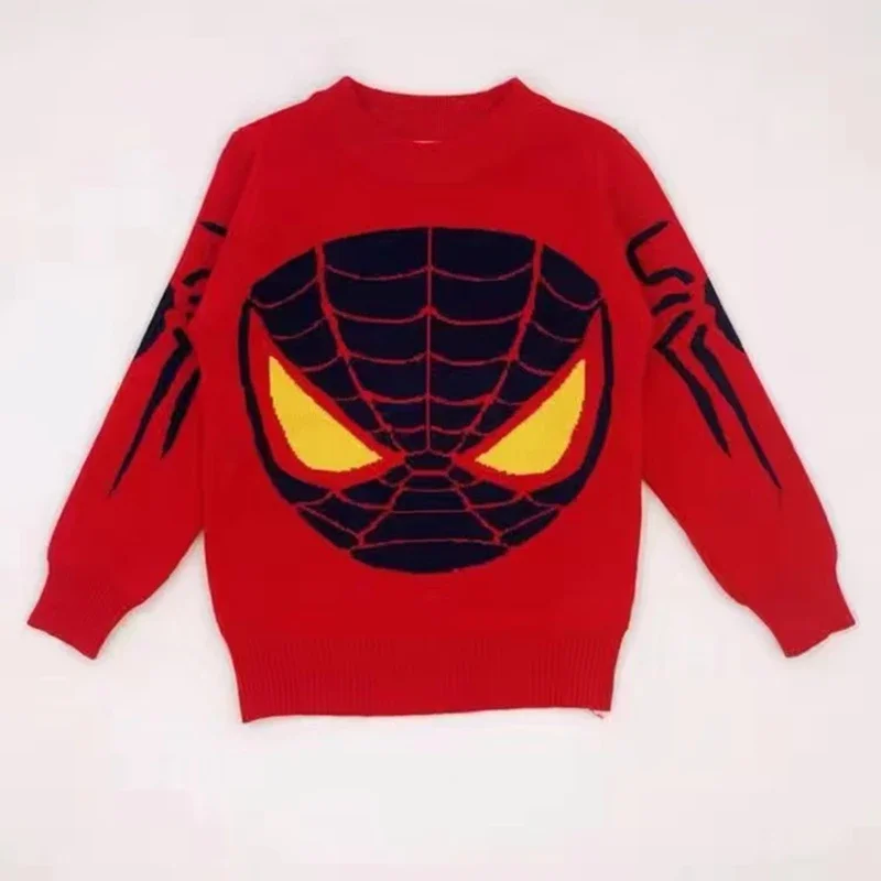 Baby Boys Sweater with Cartoon Print for Autumn Winter baby boy pajama tops