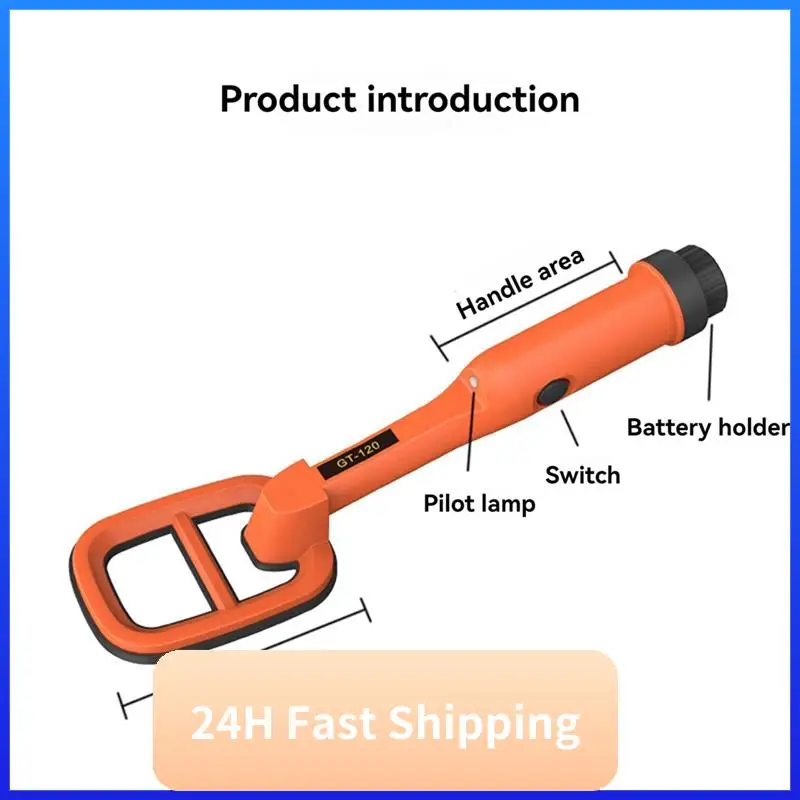 T30C New GT120 Handheld Diving Metal Detector Pinpointer Pointer Probe Waterproof Metal Pinpointing 4.2Inch Search Coil