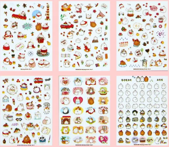 

15packs Creative New Cartoon Series Decorative Stationery Stickers Scrapbooking DIY Diary Album Stick Label Free Shipping