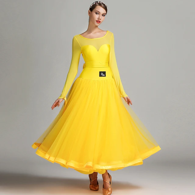 فستان قياسي لقاعة الرقص للنساء ، حزام القوس ، خيوط...