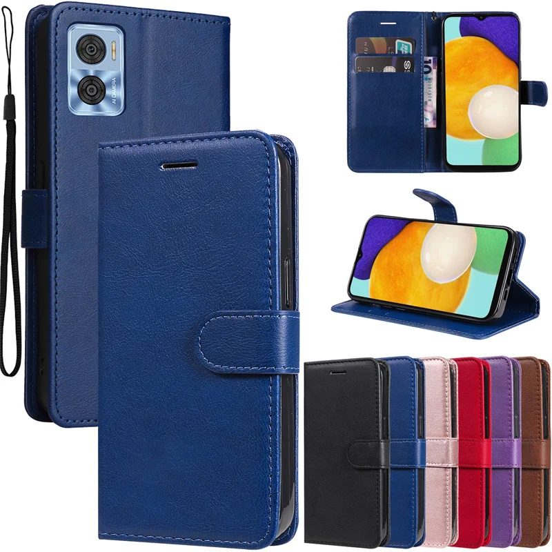 Per Motorola Moto E22 E22 E 22 Custodia Etui Per Motoe22I E22I E22 I E 22I E 22 I Cover Porta Carte Magnetiche In Pelle Coque Shell