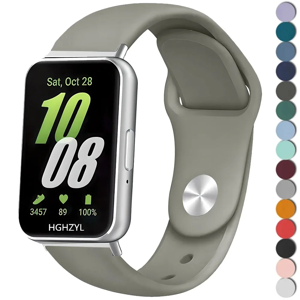 Silicone Sport Strap for Fitness Tracker - Replacement Watchband Accessory