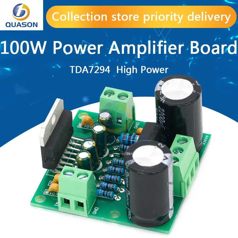Scheda Amplificatore Di Potenza Digitale Da 100W Tda7294 Modulo Amplificatore Audio A Canale Singolo Dual 12-32V Ad Alta Potenza Per Altoparlante Fai 