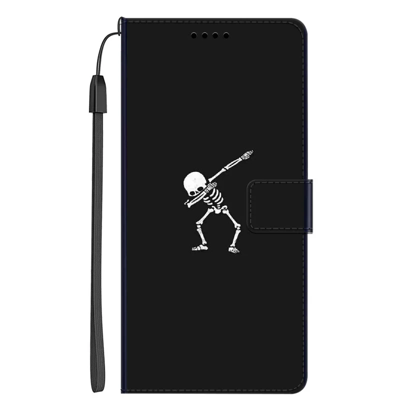 Luxury Leather Magnetic Flip Wallet Case with Stand