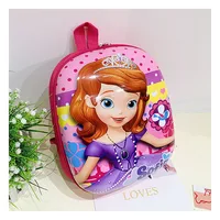 Disney Frozen Elsa Cartoon Backpack Children Cute Sofia Bag Hard Shell Waterproof High Capacity light and handy School Bag 4