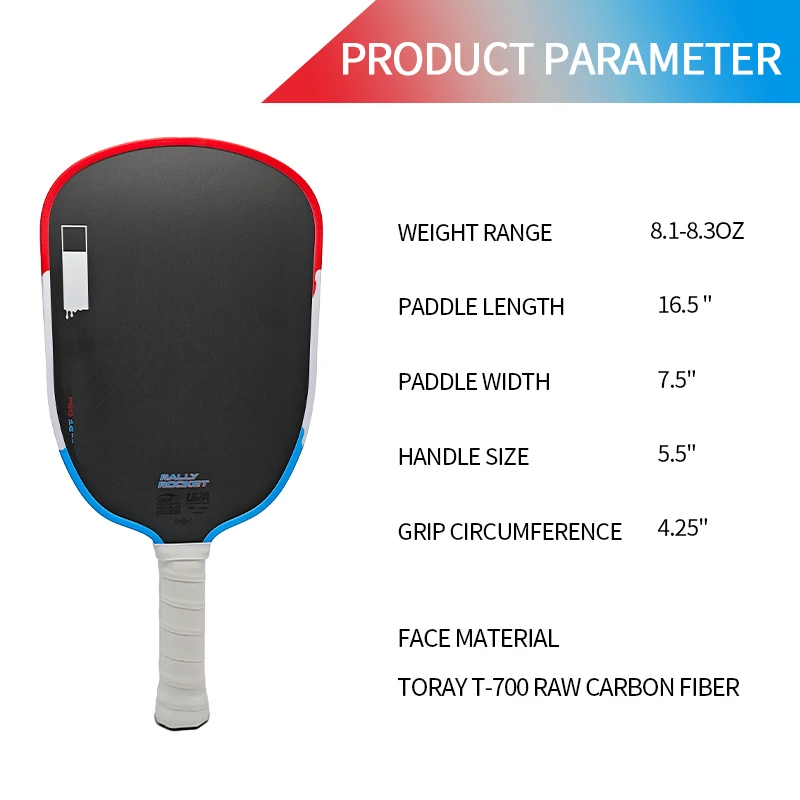 2026 Agassi Rally Rocket Pickleball Paddle 6