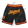 Custom Name Team Number Basketball Shorts Pants Retro Breathable Mesh Sportswear Vintage 3DPrint Summer Harajuku Drop Shipping W 5