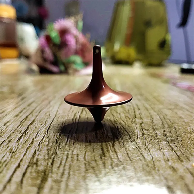 2 Pcs Perpetual Motion Spinner Set Ball Bearing Magnetic Gyro Desk Toy for Adult ADHD Anxiety Relax Focus Tool