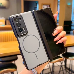 Custodia per telefono pieghevole shockproof con caricamento wireless magnetico e protezione per cerniera con una sensazione della pelle migliorata