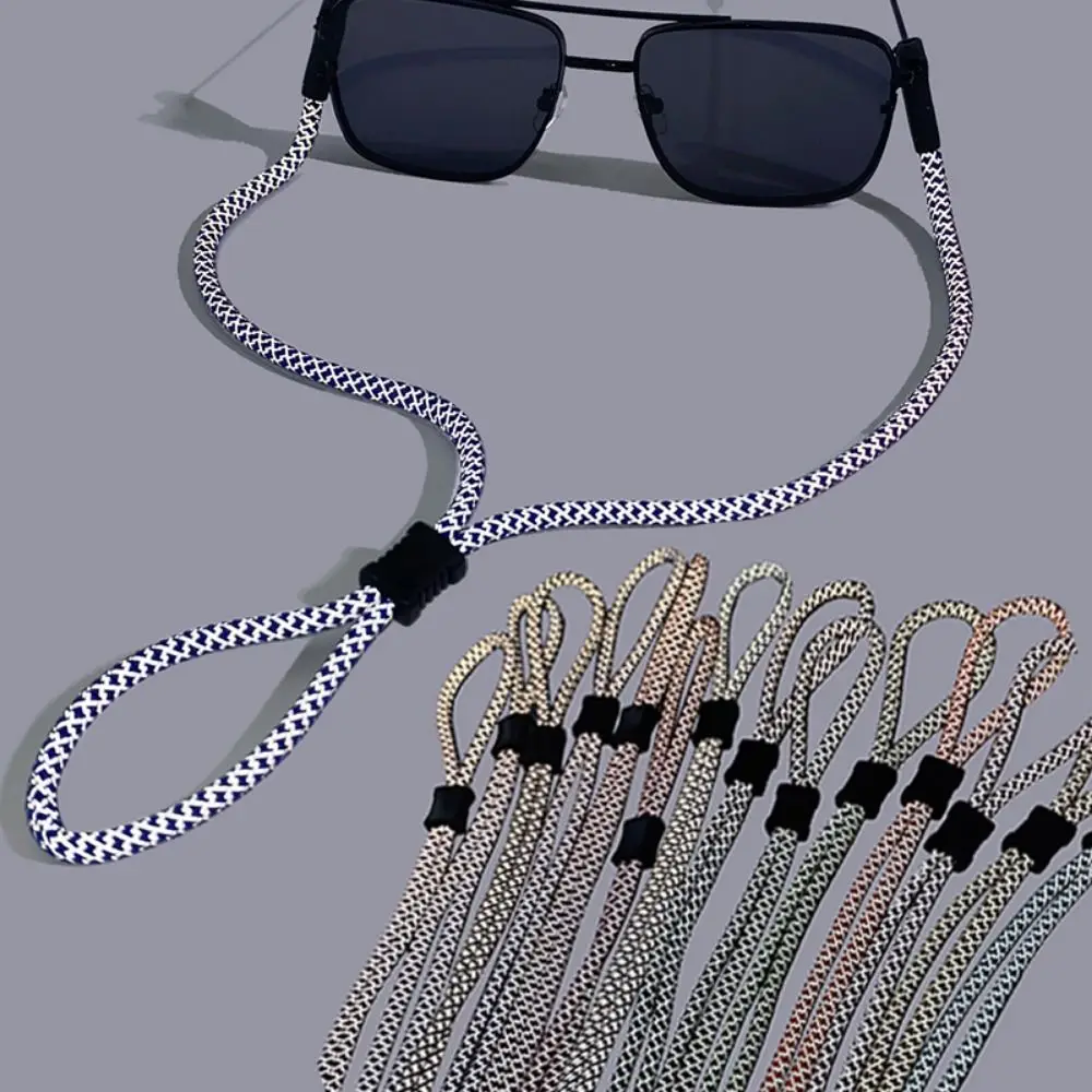

3PCS Non-Slip Sunglasses Rope Sports Reflective Sunglasses Chain Lanyard Strap with Adjustable Buckles Reading Glasses Chain