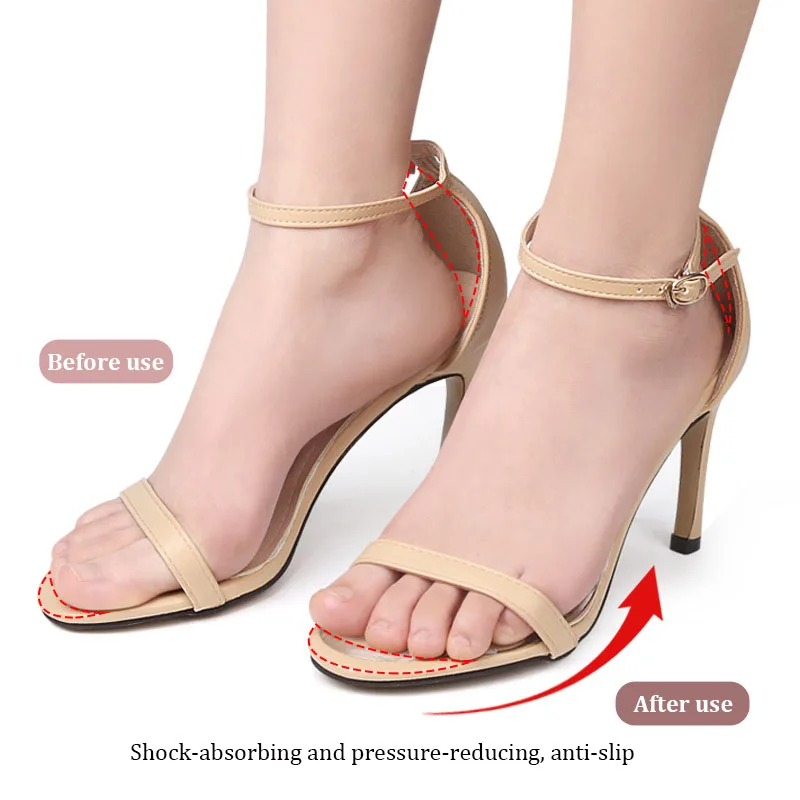Shoe insoles Forefoot Pads Orthopedic Insoles Women Soft Silicone Gel Cushion Relieve Foot Pain Metatarsal Support Insert Pad