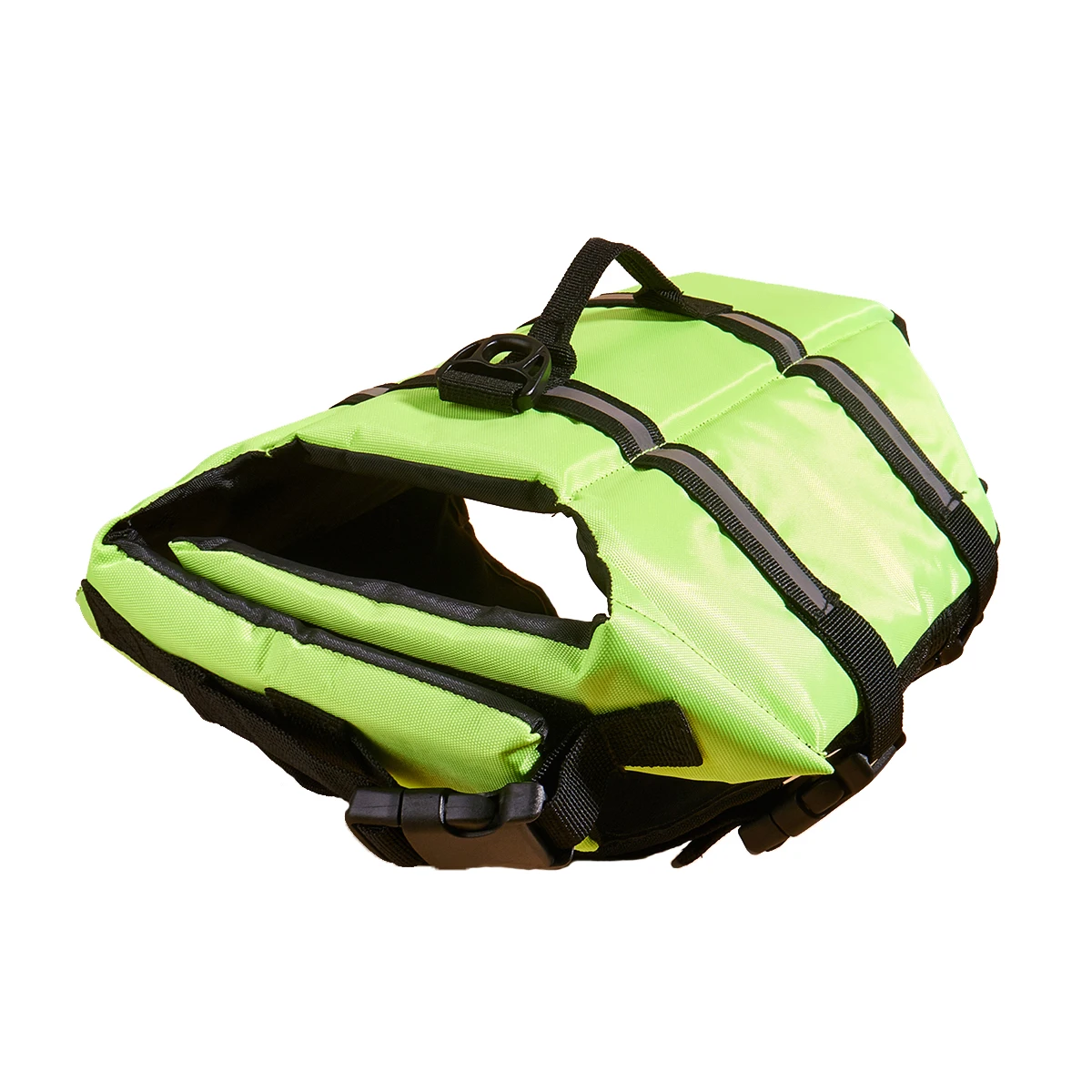 Reflective Adjustable Dog Life Jacket with Enhanced Buoyancy for Summer Swimming and Safety