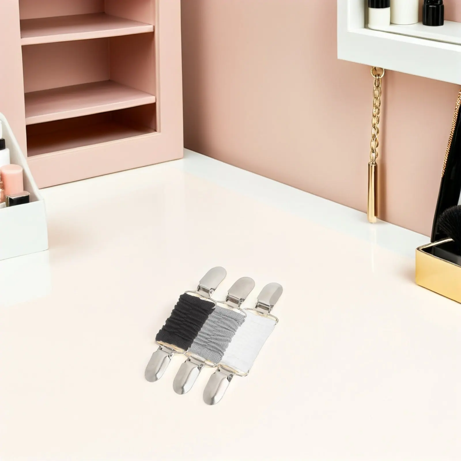 여성용 탄성 드레스 클립 6개, 허리 조절기, 가디건 잠금 장치, 숄 클립, 백 클립, 정장 드레스 피팅