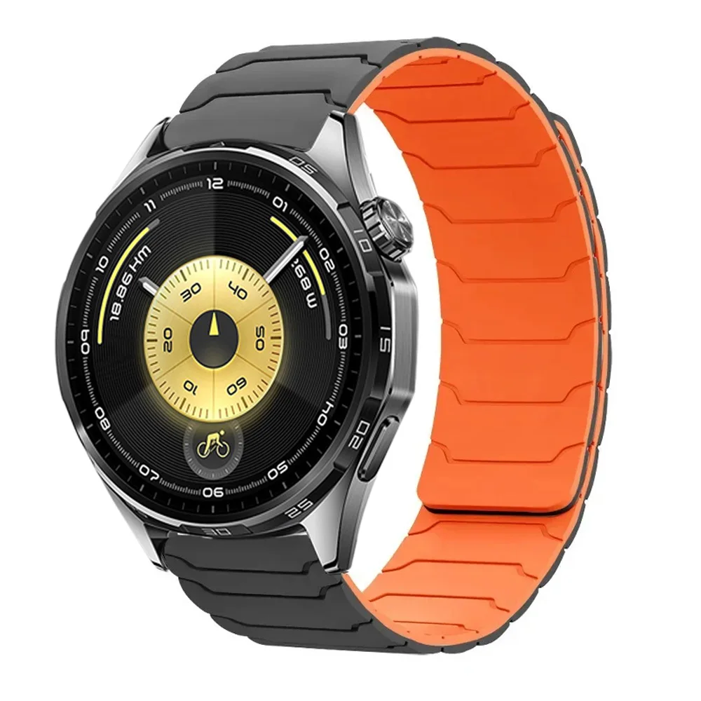 Magnetic Silicone Sports Strap - 22mm/20mm