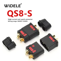 1/2/3/4/5 คู่ QS8S Original Anti-Flash high Current QS8 8 มม.EC8 Gold Plug Connector ขั้วย้อนกลับ Proof 180A e-Bike e-Sc 1