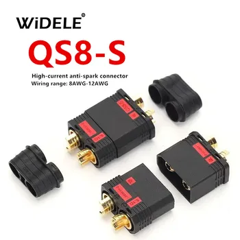 1/2/3/4/5 คู่ QS8S Original Anti-Flash high Current QS8 8 มม.EC8 Gold Plug Connector ขั้วย้อนกลับ Proof 180A e-Bike e-Sc 1