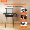 VEVOR Makeup Train Case with Lock Lighted Mirror 4 Storage Trays Holder Speaker Travel Cosmetic Organizer Box w/ Swivel Wheels 2