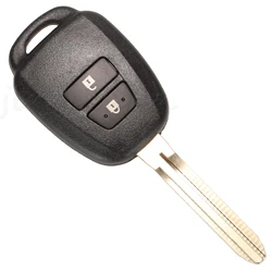 Jingyuqin Replacement Remote Car Key Shell Case with TOY43 Blade for 2 B