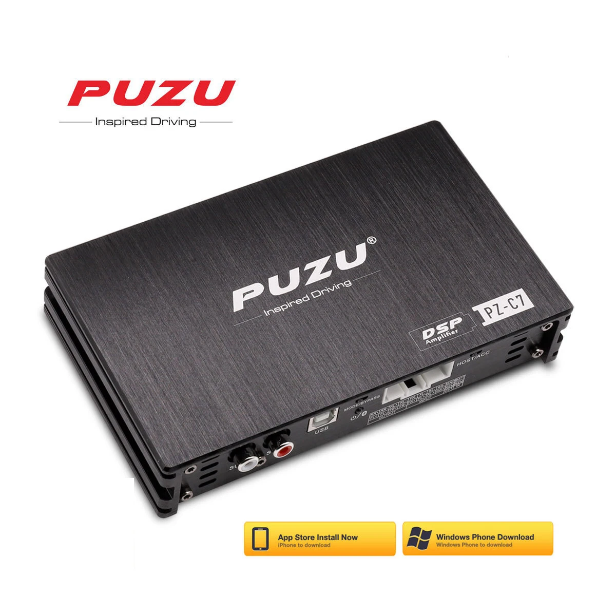 PUZU PZ-C7 wiring harness 4X150W Car DSP Amplifier Car Radio Sound Upgrade Digital Audio Signal Processor For Hyundai Kia 2
