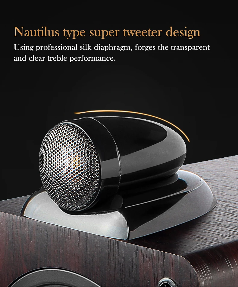 スピーカー・ウーファー Classic Hi-Fi Bookshelf Speaker SP-2080 Skinma-パッシブ2ウェイイーズホームシアターオーディオシステム