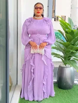 African Dresses for Women 2025 Elegant Africa Clothing Plus Size Turkey Wedding Party Long Dress Dashiki Ankara Outfits Robe