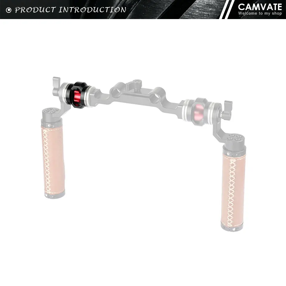 QR ARRI Rosette M6 Mount Lock Extension Connector For DSLR Camera Shoulder Handl