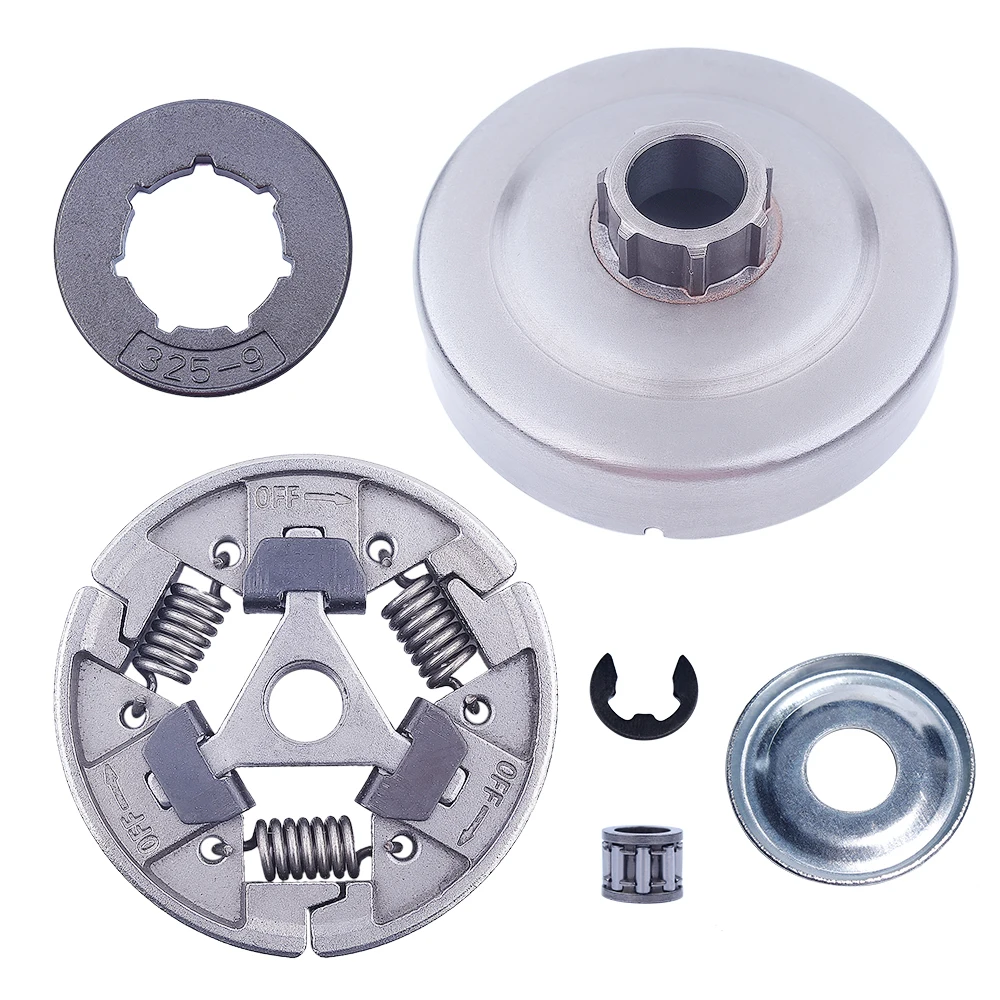 Clutch Drum 3/8'' 8T Sprocket Rim Kit For Stihl MS310 MS382 Clutch Washer  Needle Bearing  1128 007 1001 Saw Parts
