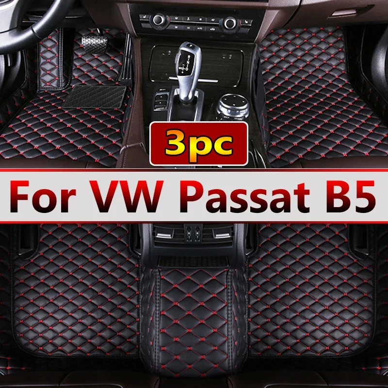 

Custom Made Leather Car Floor Mats For VW Passat B5 2003 2004 2005 2006 2007 Carpets Rug Foot Pads Accessories
