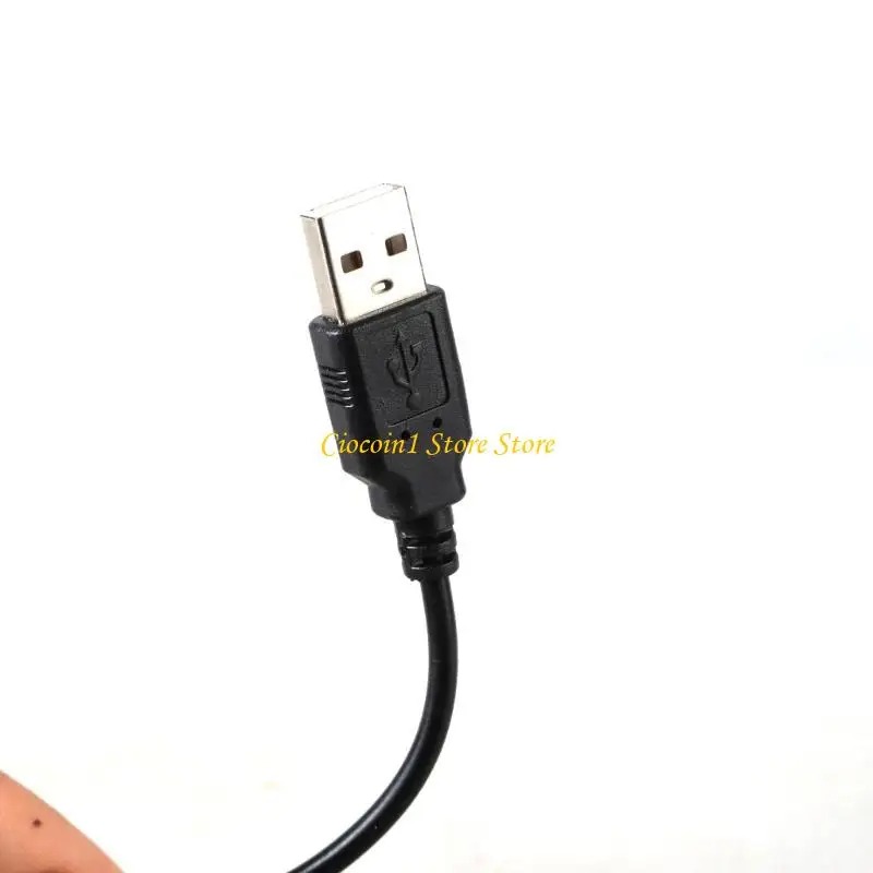 A3PC 휴대용 남성 USB 2핀 연장 코드 피그테일 2핀 전원 케이블 라인 22AWG