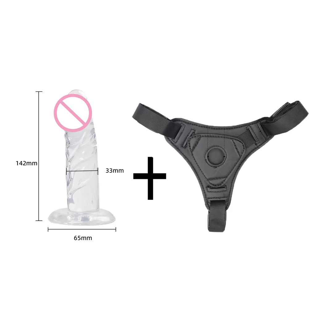 Sex Toys Men's Strap-on Realistic Penis Dildo Pants Sex Toys For Women Men WomenGay Strapon Harness Belt Adult Games Huge Adult Toys