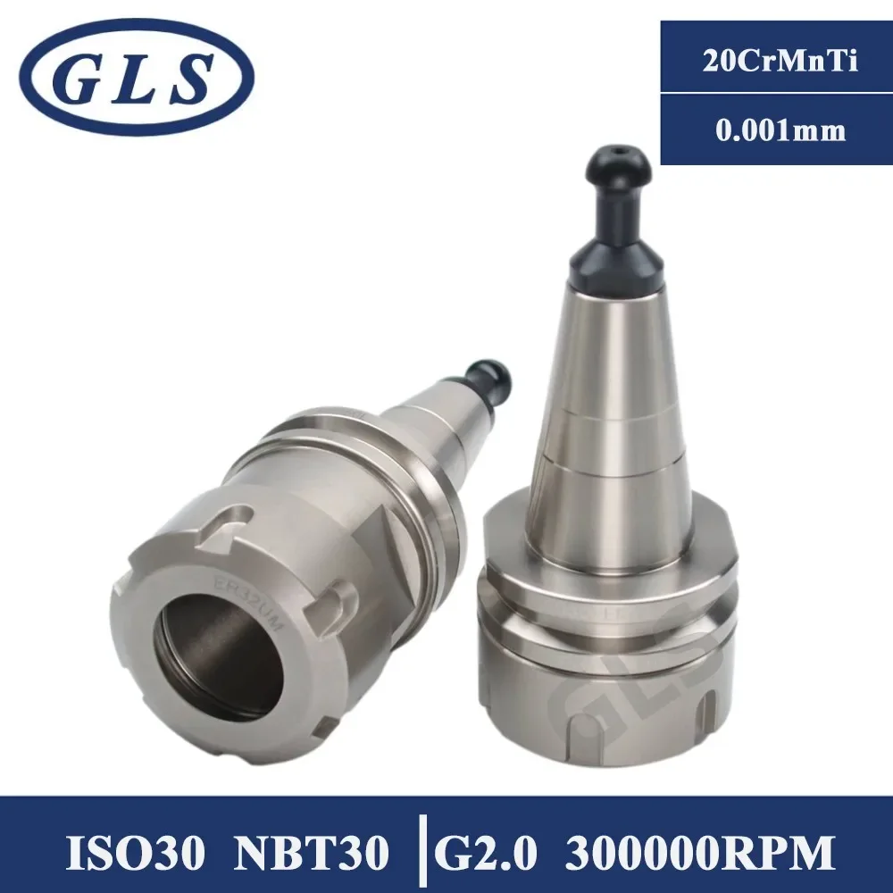 NBT30 ISO30 Knife Shank Precision 0.001mm ER11 ER16 ER20 ER25 ER32 45 60 70 100L Tool Holder For CNC Machine Center ATC Spindle