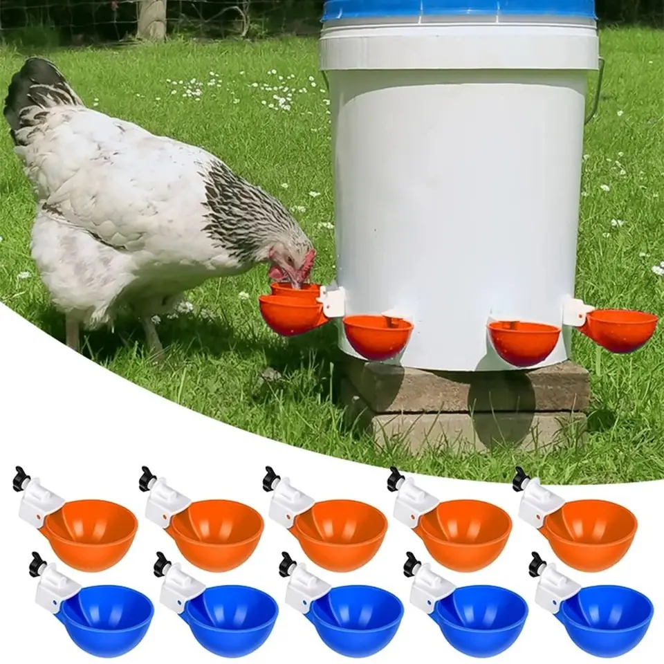 Kit per pollame da 4 pezzi Alimentatore automatico per acqua per polli Alimentazione per irrigazione per pulcini Anatra Oca – acquista a prezzi convenienti sul marketplace