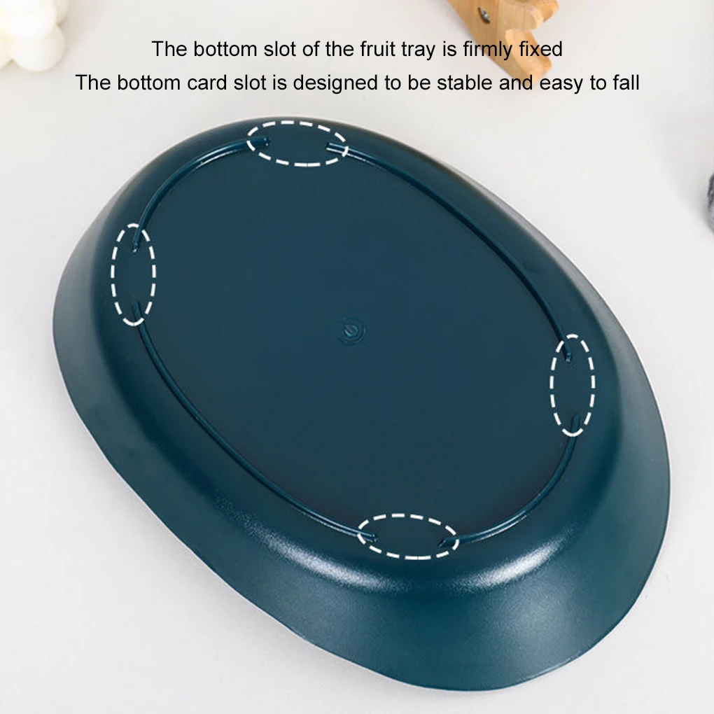 Three-tier Fruit Bowl For Large Ceramic Fruit Ceramic For Bowl Tiered Basket Detachable Trays