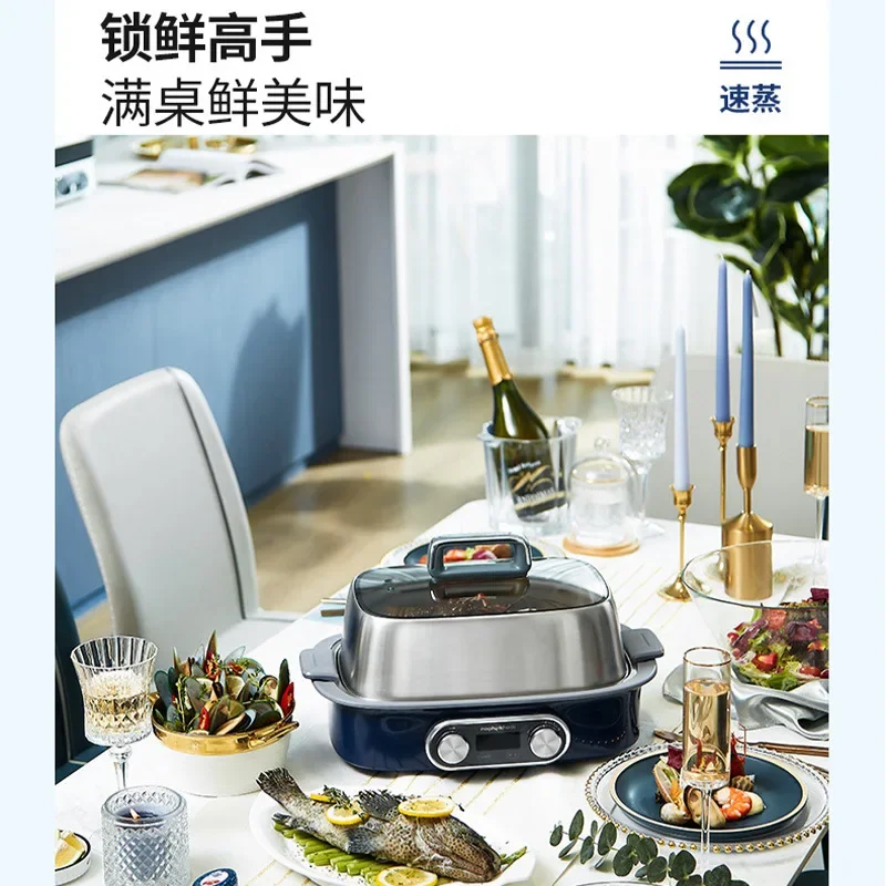 Speed Electric Steamer Steamer Multi-Functional Household Water Insulation Steamed Stew Pot Timing Electric Steaming Boiling Pot