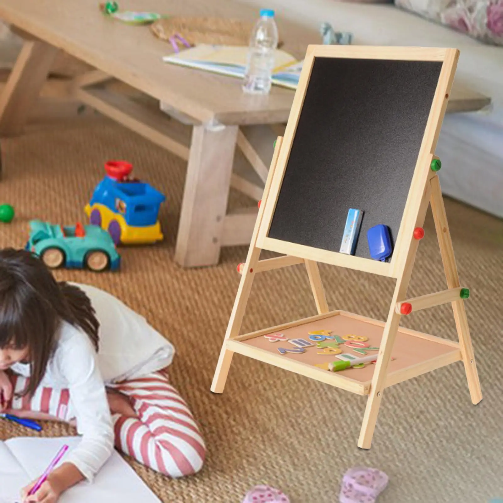 Kids Easel Drawing Easel Board Whiteboard for Home Activities Teaching