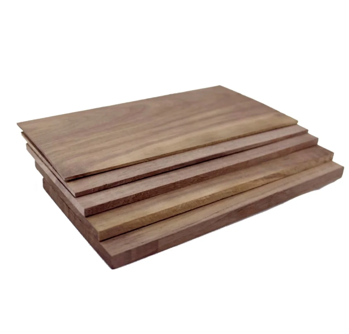 

2pcs 300x200x5mm North American black walnut solid wood thin board wood veneer sheets