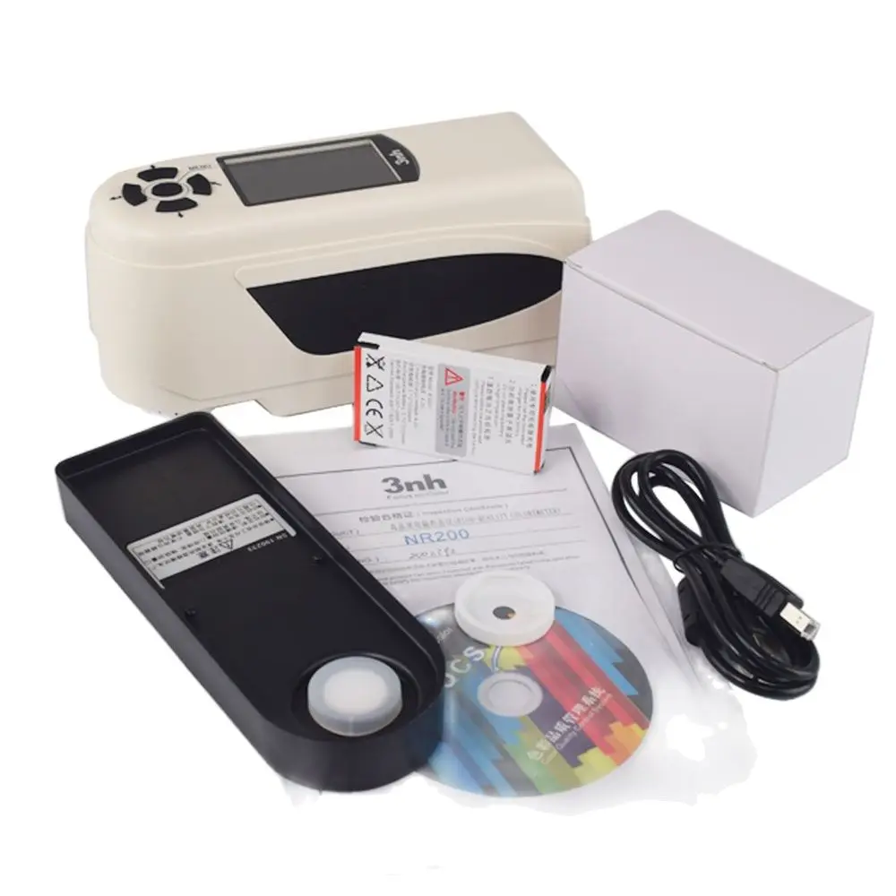 NR200 Digital Colorimeter 8mm Dimeter Aperture Color Meter Color Difference Analyzer 3