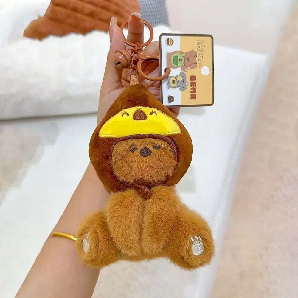 PP Cotton Koala Doll Keychain Fluffy Collection Bear Cartoon Bag Pendant Comfortable Hanging Bear Coala Doll Keyring