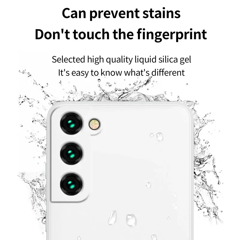 Premium Liquid Silicone Full Cover Case - Square Design