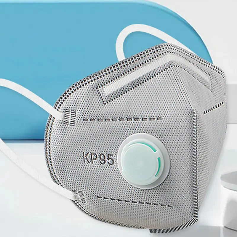 Masque KP95 30/60/90 Pcs Anti-Poussière Chantier Valve Respiratoire