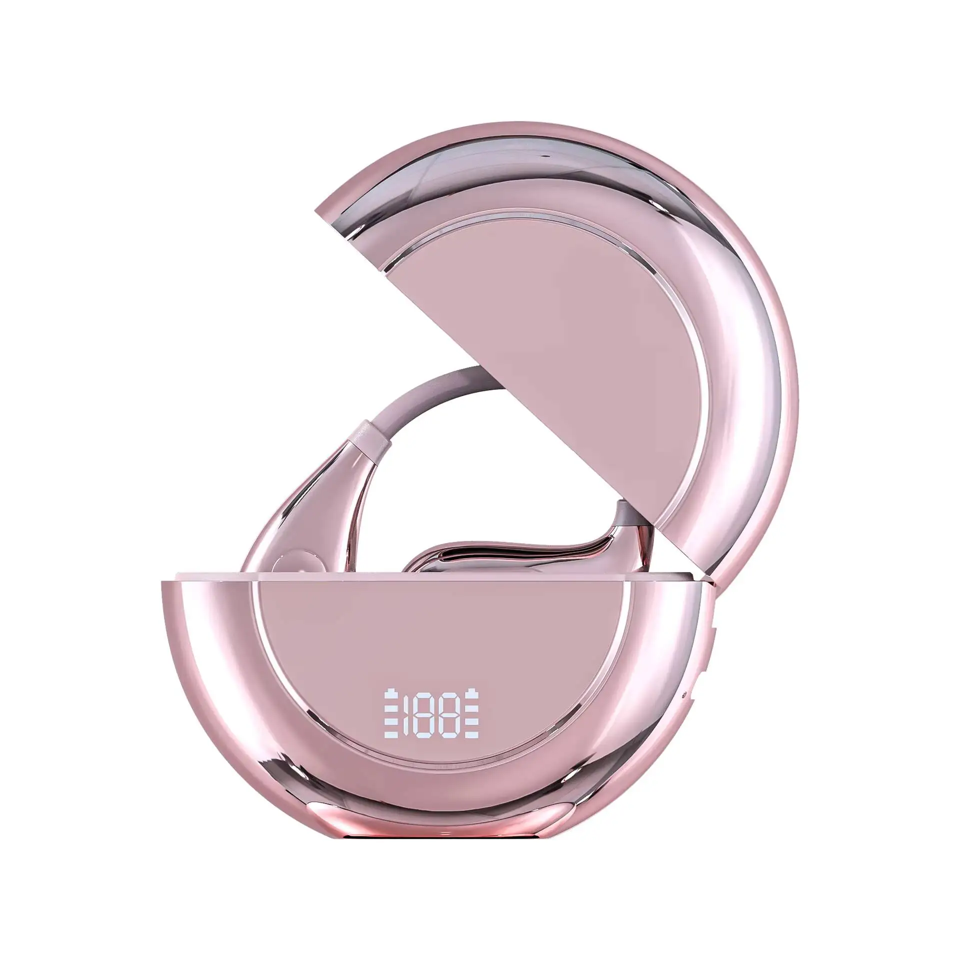 Nouveaux écouteurs Bluetooth M30 à contour d'oreille ouvert avec réduction de bruit intelligente ENC, étanches, indicateur de batterie, longue autonomie pour la musique et le sport_voghion.com