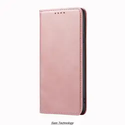 Cover Flip in Pelle con Holster Magnetico per Telefono