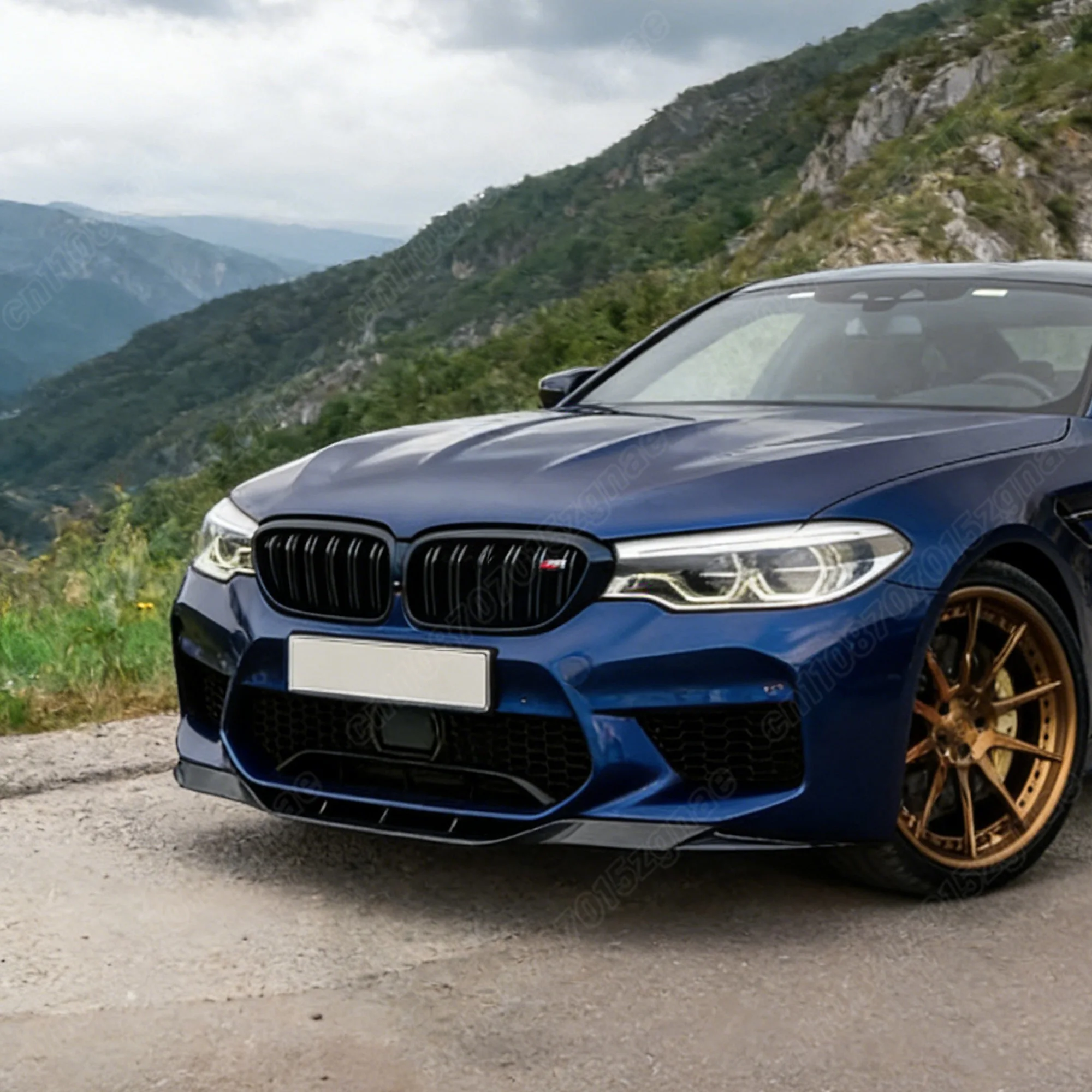 BMW 5 시리즈 M5 F90 2018 2019 2020 자동차 프론트 범퍼 스포일러 립 카 프론트 턱 스포일러 ABS 바디 개조 키트