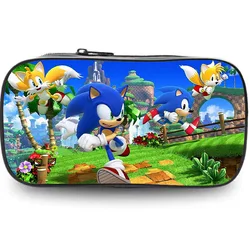 Sonic Large Capacity Multi - Functional Waterproof Pencil Case for Students - Oxford Fabric Bag (Sonic figure 76)