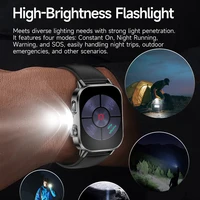 2026 New Model Uric Acid & Lipid Health Analysis Smart Watch Men ECG+PPG Bluetooth Call 2.01-inch Flashlight Smartwatch Women - Image 3