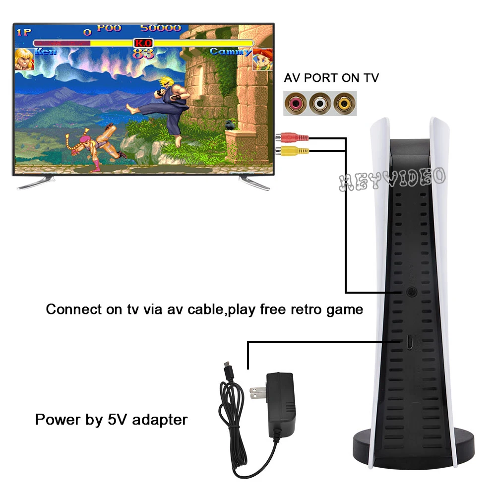 Game station 5 Video Game Console USB Wired TV Game Console With 200 Classic Games Handheld Game Player AV Output EU/US/UK Plug