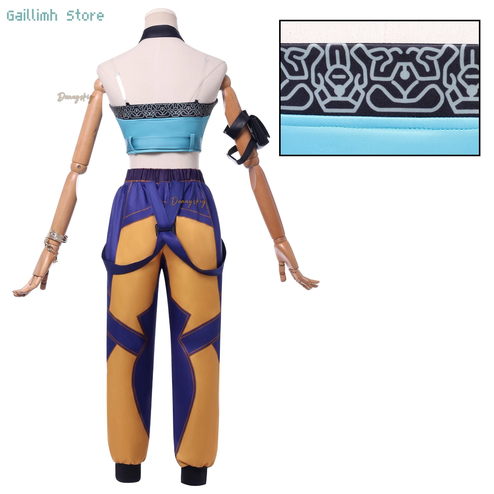 KPOP DEMON HUNTERS 2025 Zoey Cosplay Costume Party Skirt Top Fancy Dress Uniform £52.79