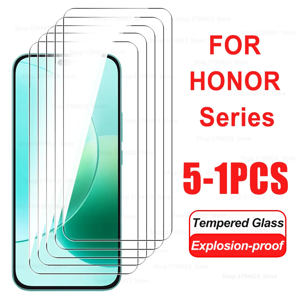 Premium Tempered Glass Screen Protector for Honor - HD Crystal Clear Film